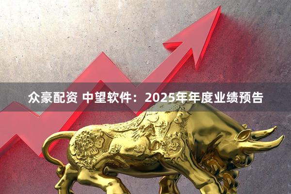 众豪配资 中望软件：2025年年度业绩预告
